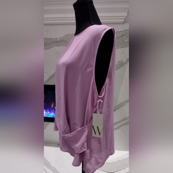 NWT - Worthington Twist Waist Top - Size PXXL - Picture 2 of 2